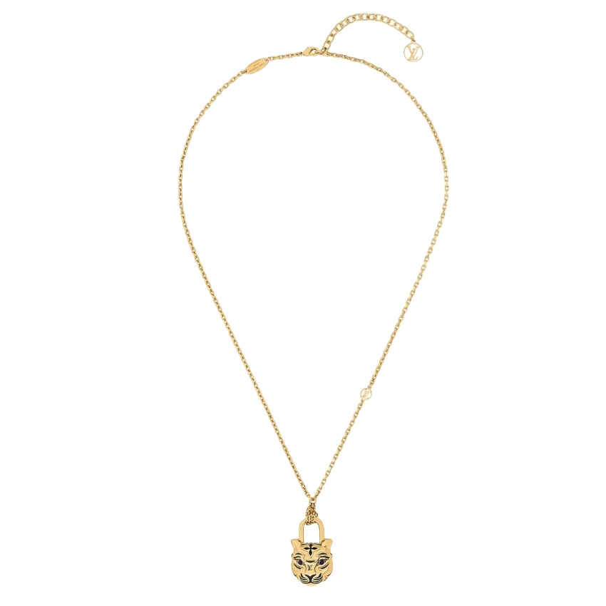 LVN057  My LV Tiger Necklace M00595 - ccjewelryacc