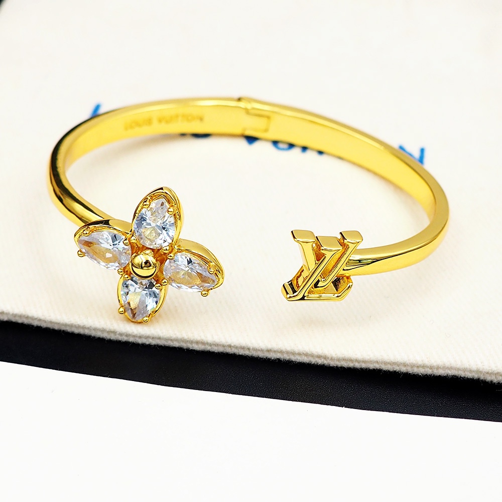 LVS051 LV Dazzle bangle bracelet - ccjewelryacc