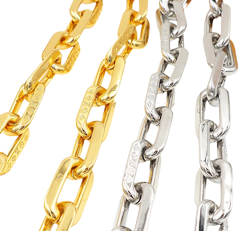 LVN059 MP3003 LV Edge medium choker necklace for men women - ccjewelryacc