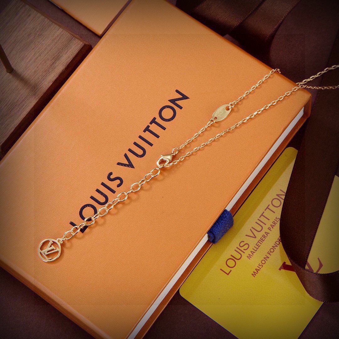 LVN065 M00799 LV Vivienne Swinging Necklace - ccjewelryacc