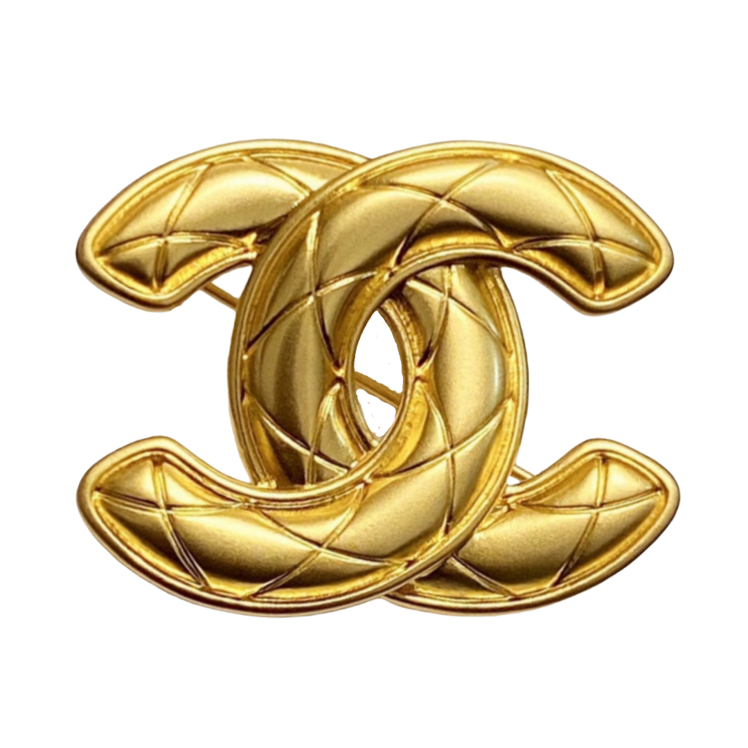 BCB003 Vintage Gold CC birdcage brooch - ccjewelryacc