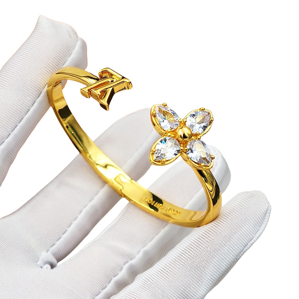 LVS051 LV Dazzle bangle bracelet - ccjewelryacc