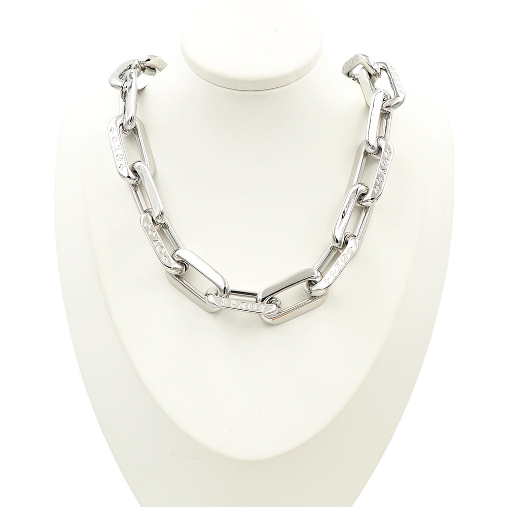 LVN059 MP3003 LV Edge medium choker necklace for men women - ccjewelryacc