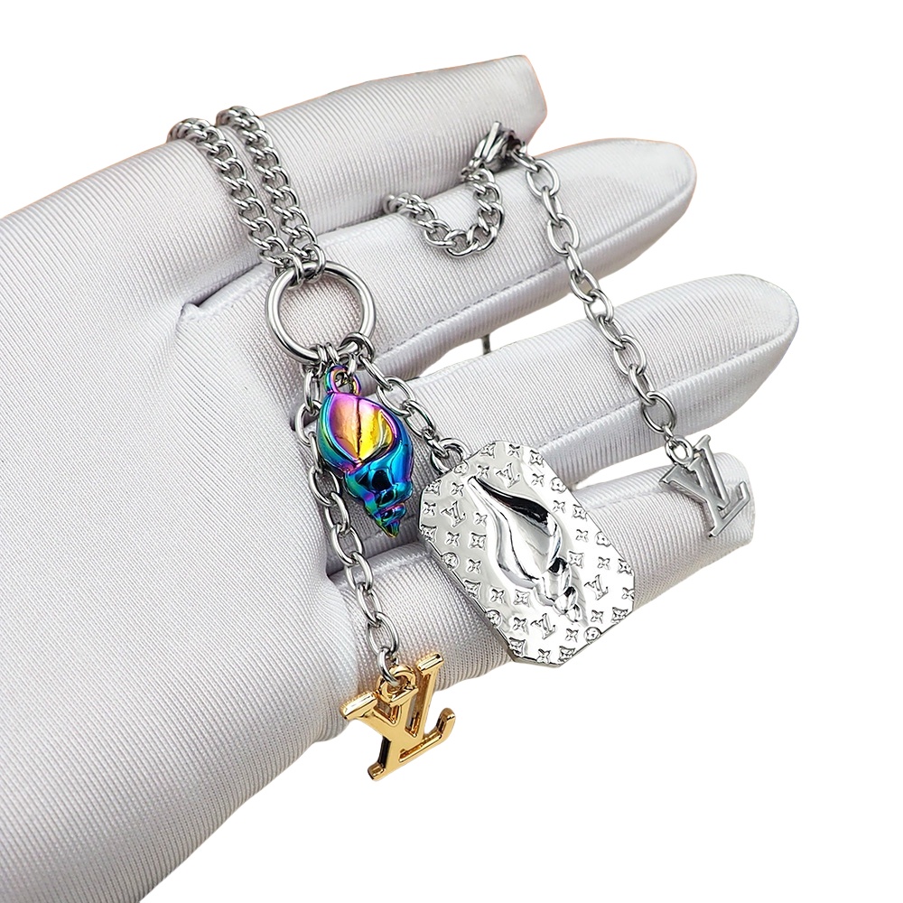 LVN024 M01495 LV Shell necklace - ccjewelryacc