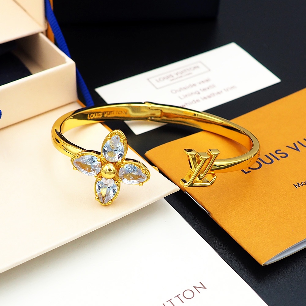 LVS051 LV Dazzle bangle bracelet - ccjewelryacc