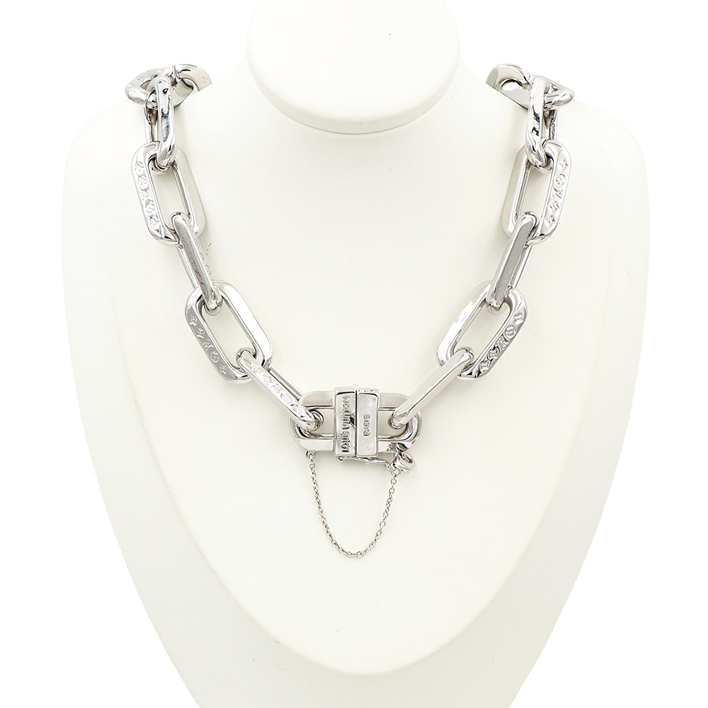 LVN059 MP3003 LV Edge medium choker necklace for men women - ccjewelryacc