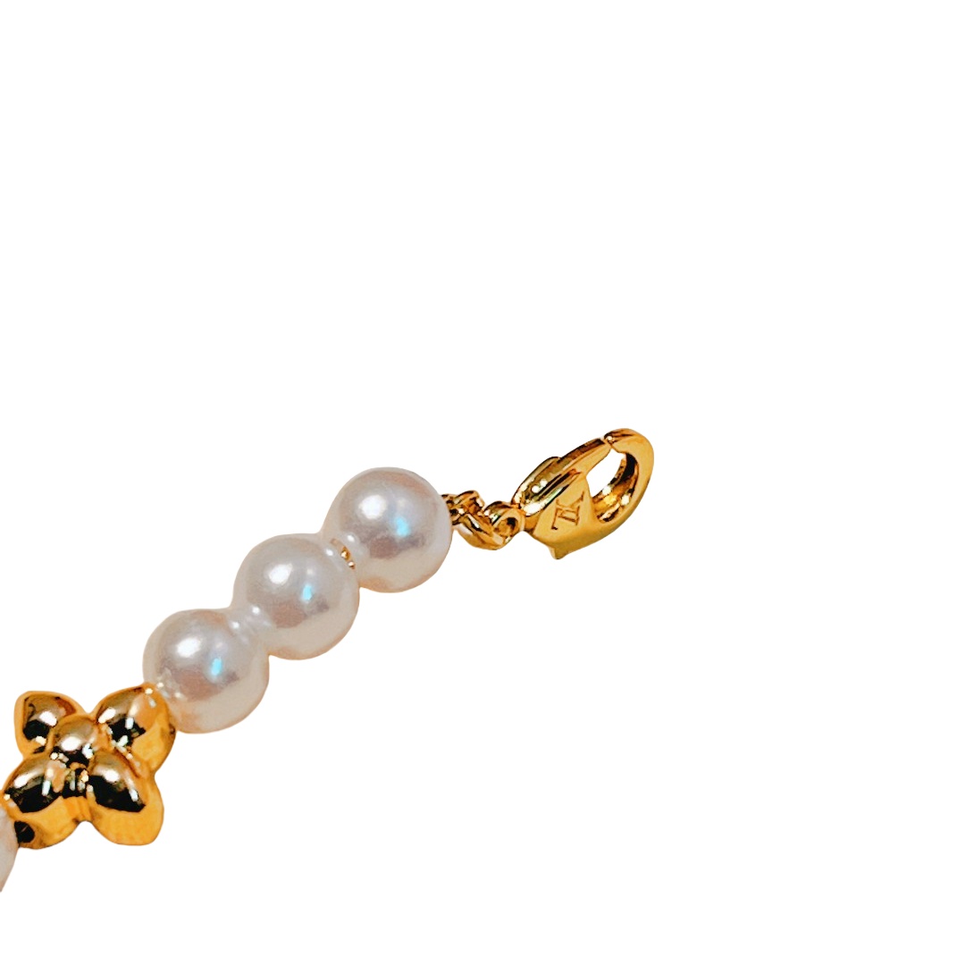 LVS054 M1129A My LV Pearl Bracelet - ccjewelryacc