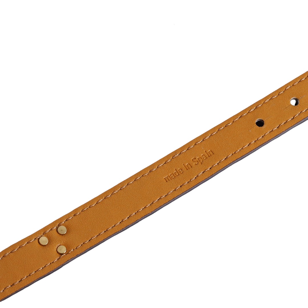 LVS025 Louis Vuitton Leather Monogram Essential V Bracelet 17 For men - ccjewelryacc