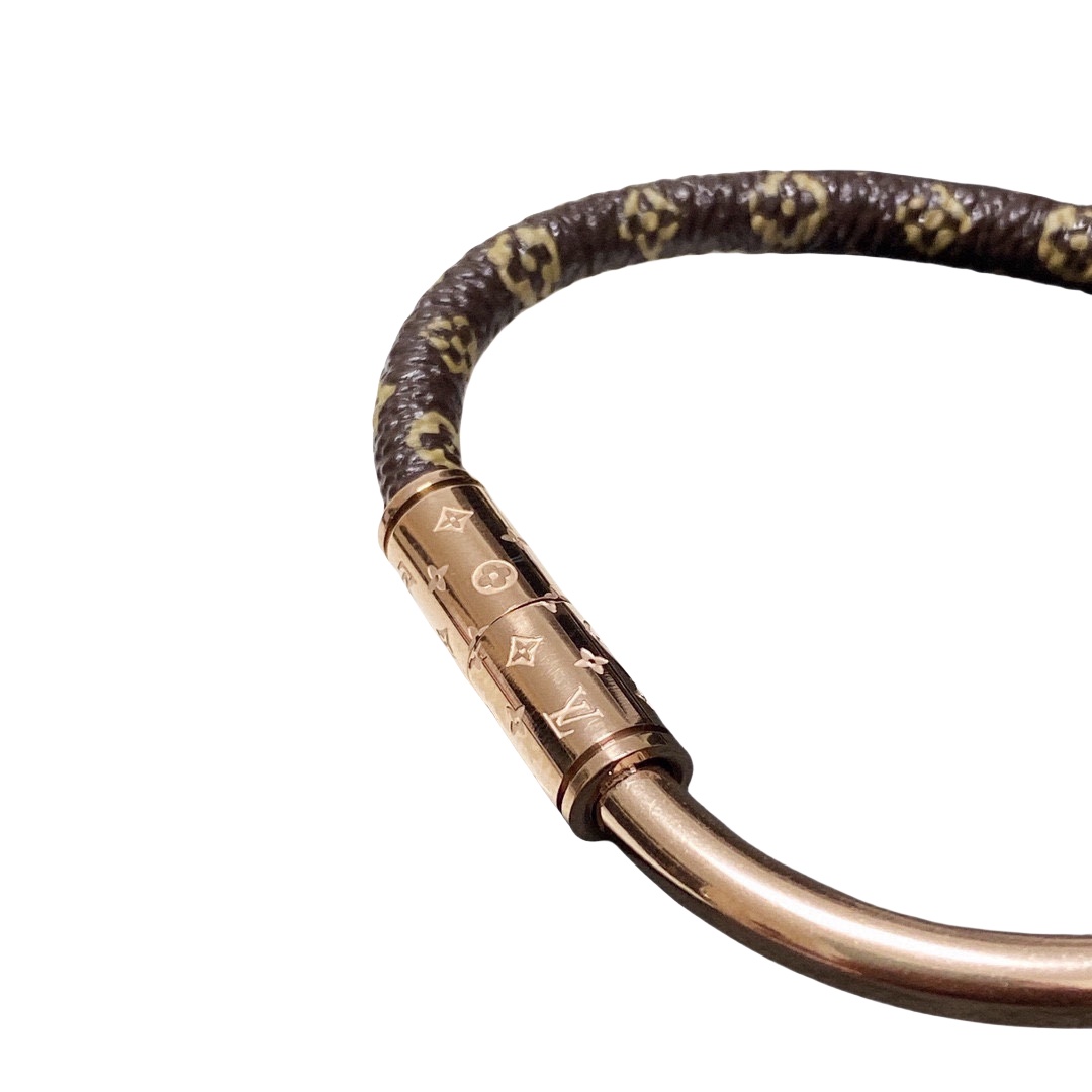 LVS028 Louis leather Dice Bracelet for men - ccjewelryacc