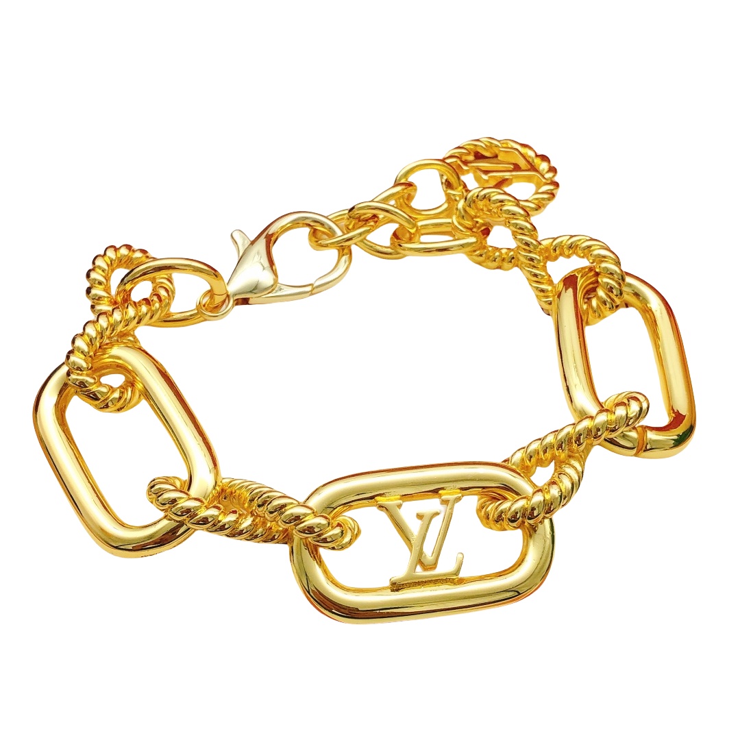 LVS015 LV Nautical chain bracelet - ccjewelryacc