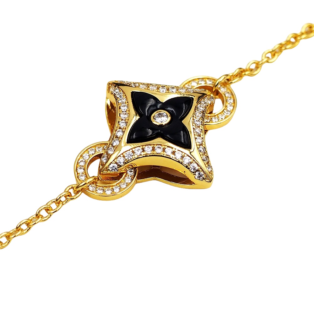 LVS017 LV Ever Blossom bracelet for men women - ccjewelryacc