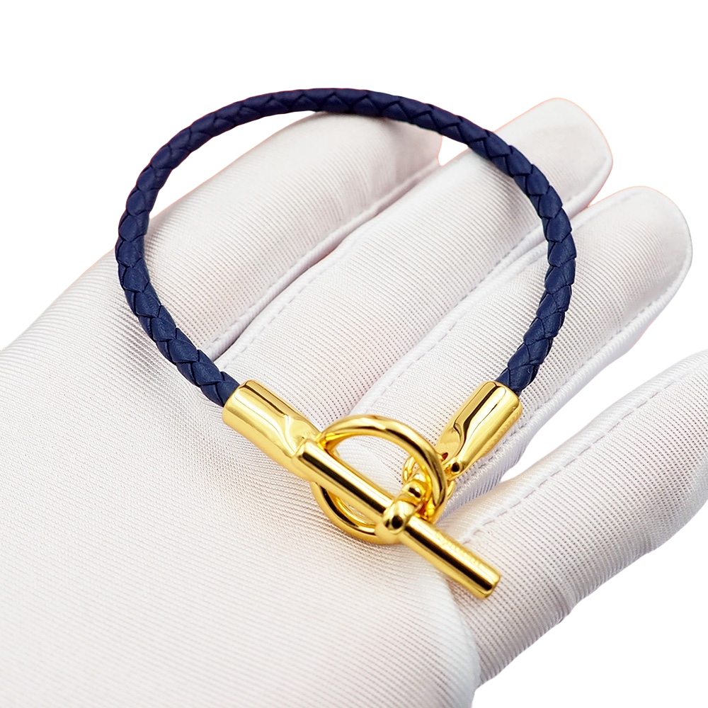 HMS023 Leather and OT buckle Armband Glénan Bracelet for men - ccjewelryacc