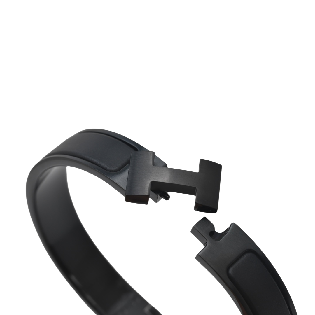 HMS035 Clic HH So Black bracelet for men - ccjewelryacc