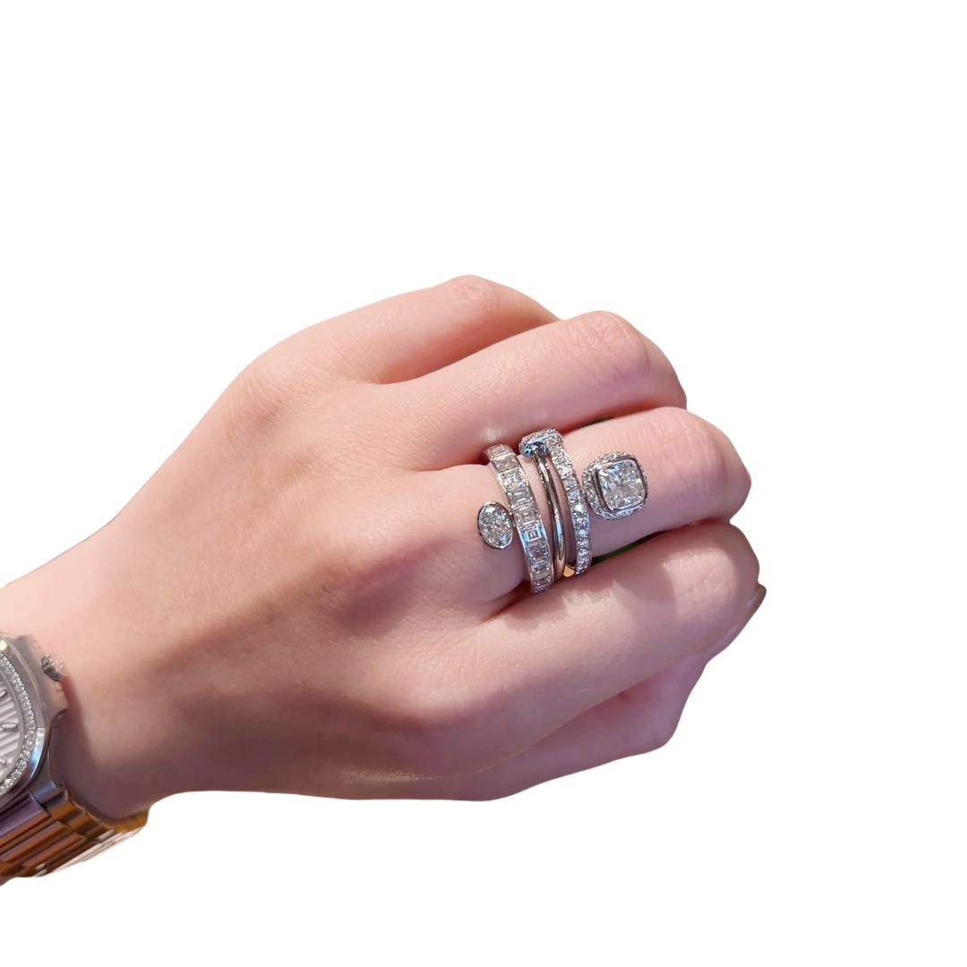 HMR011 Chaine d'ancre chaos fancy ring - ccjewelryacc