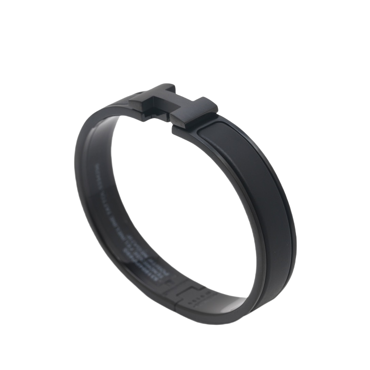 HMS035 Clic HH So Black bracelet for men - ccjewelryacc