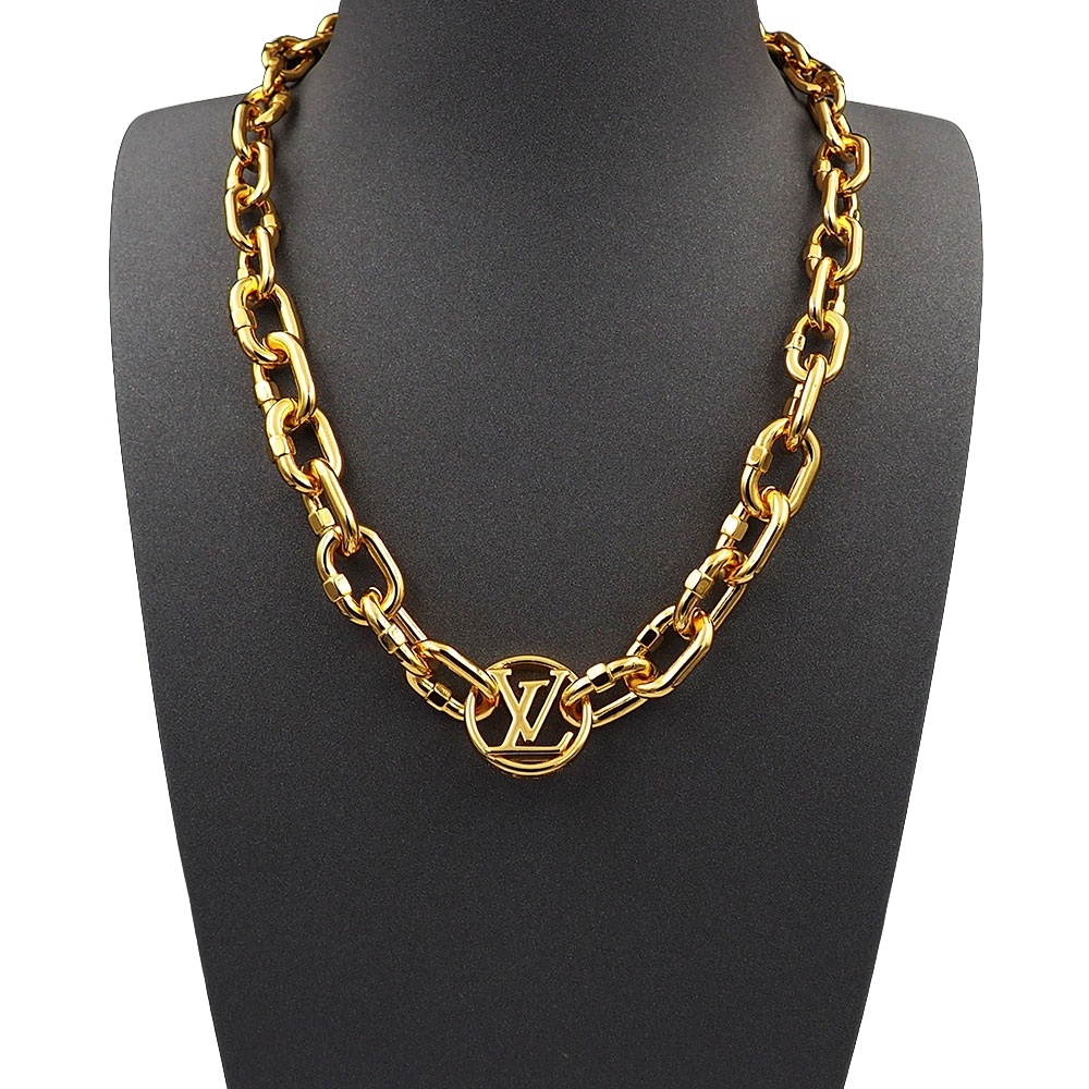 LVN013 M01343 LV Chain-It Necklace for men - ccjewelryacc