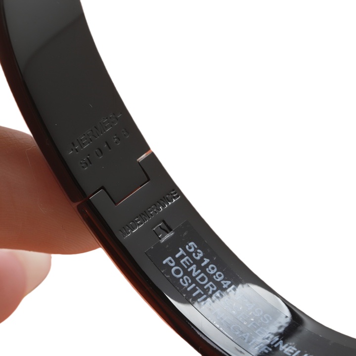 HMS035 Clic HH So Black bracelet for men - ccjewelryacc