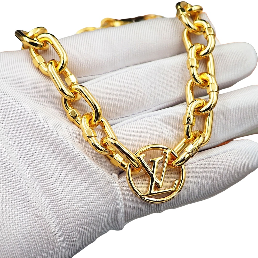 LVN013 M01343 LV Chain-It Necklace for men - ccjewelryacc