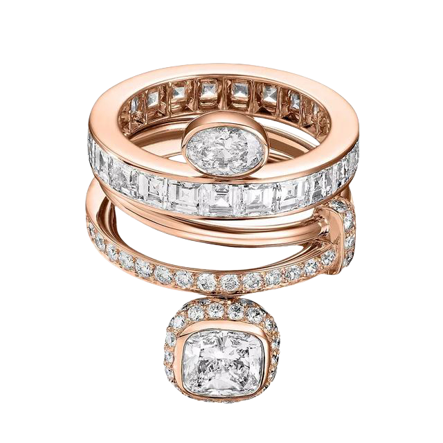 HMR011 Chaine d'ancre chaos fancy ring - ccjewelryacc