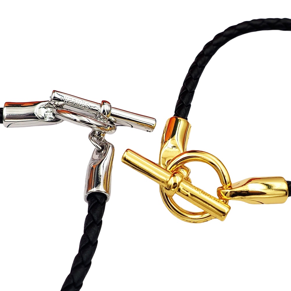 HMS023 Leather and OT buckle Armband Glénan Bracelet for men - ccfashionjewelry
