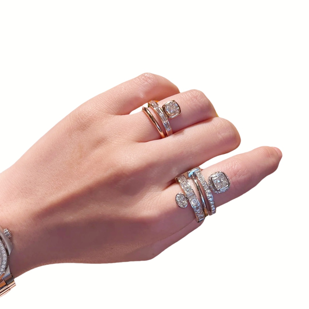 HMR011 Chaine d'ancre chaos fancy ring - ccjewelryacc