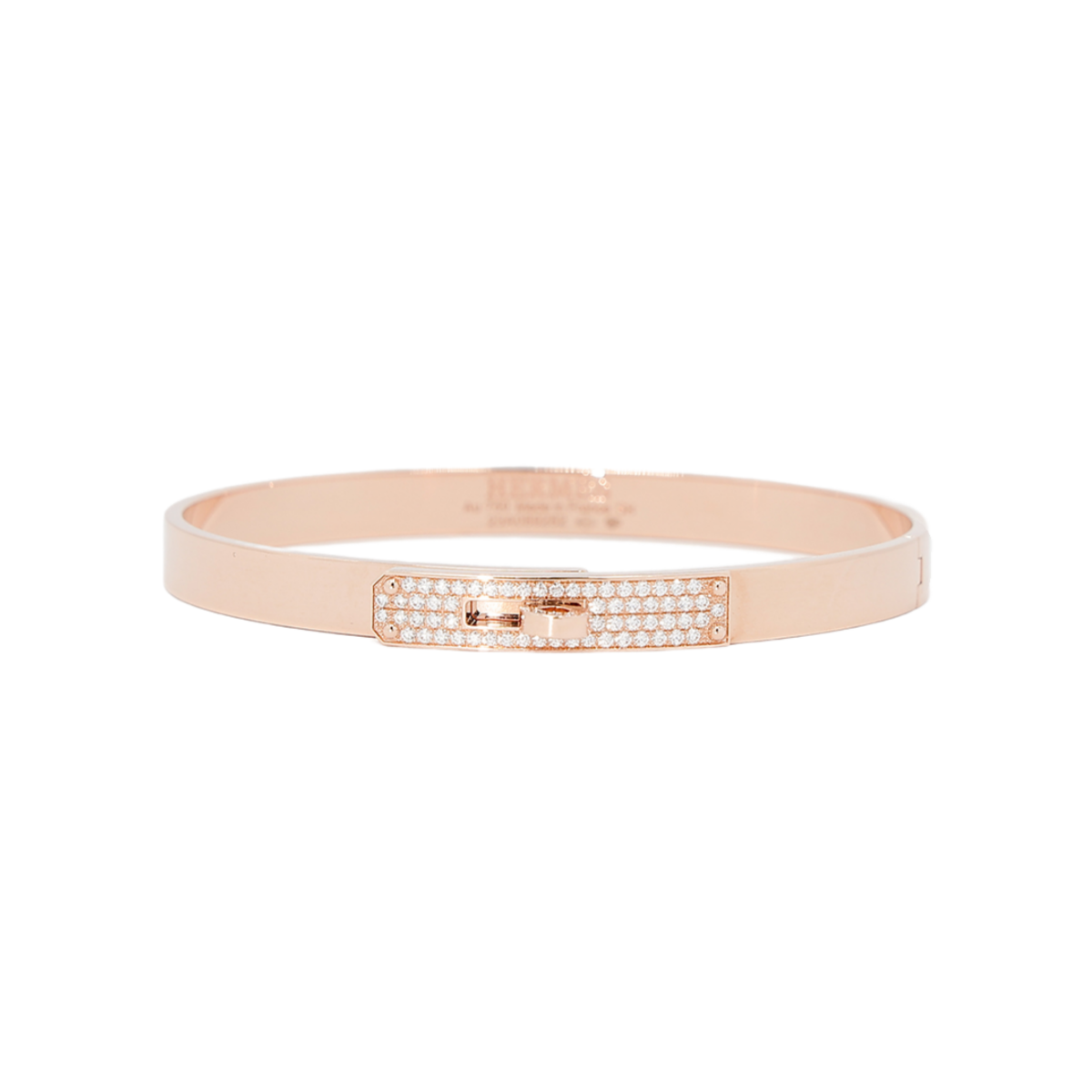 HMS059  Diamond Hermes Kelly bangle bracelet - ccjewelryacc