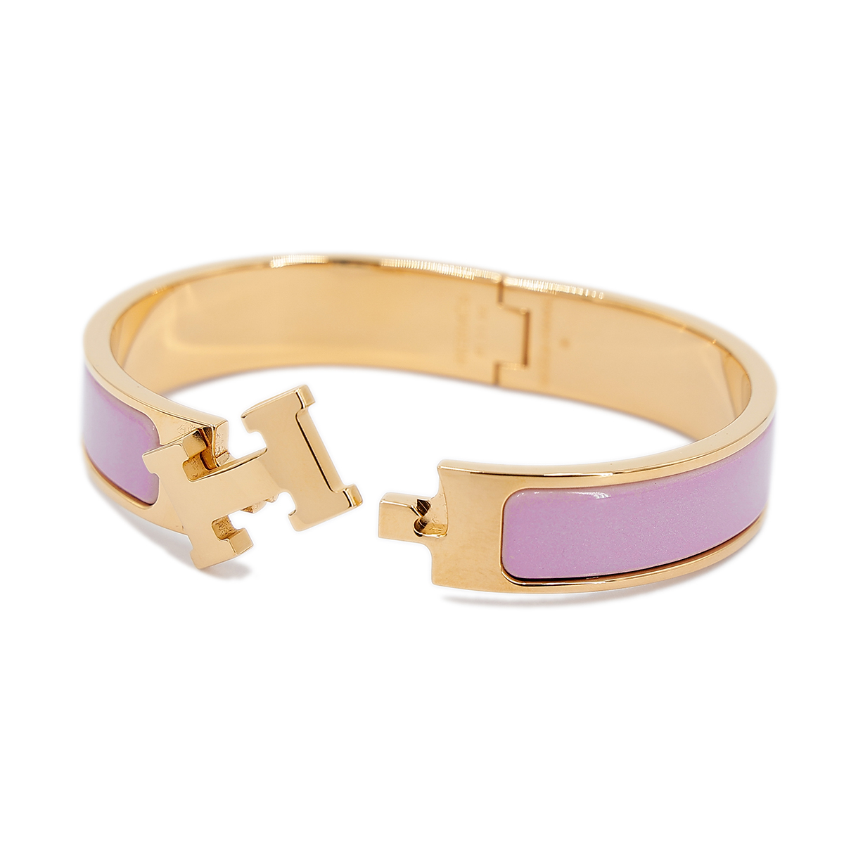 HMS019 12mm Metal enamel Clic H bracelet 17 - ccjewelryacc