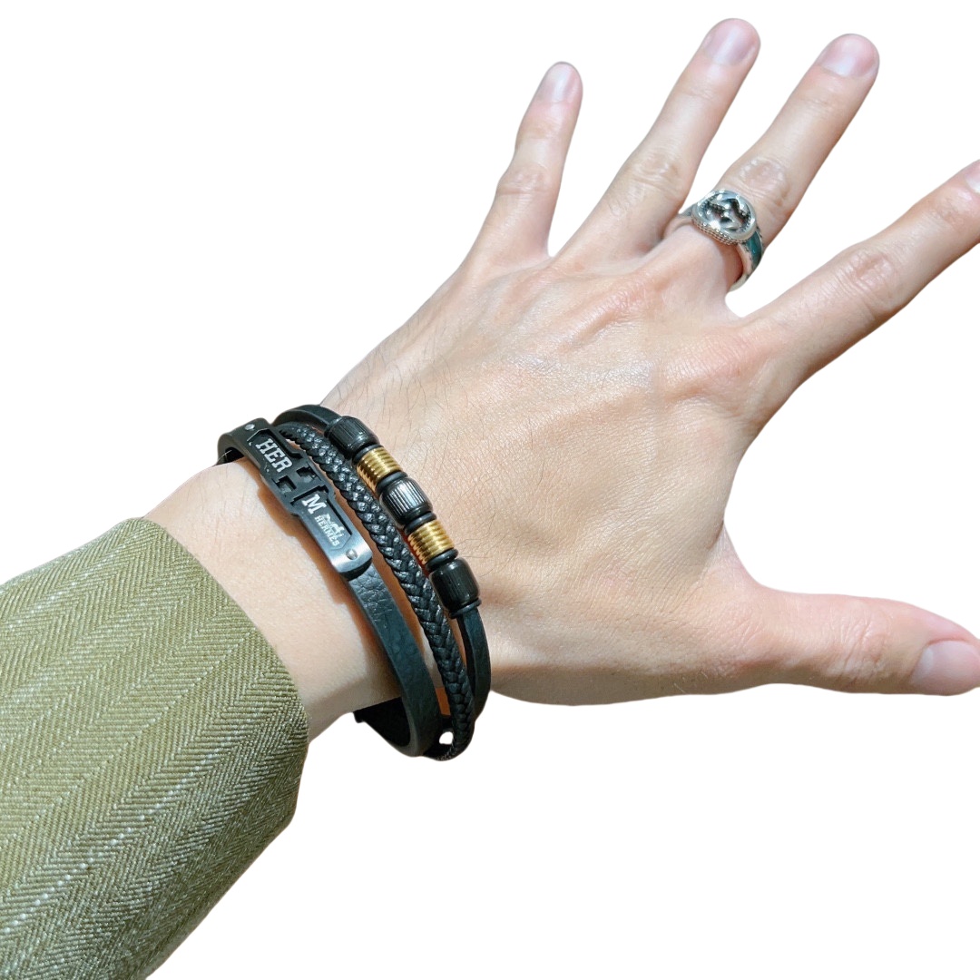 HMS024 H Anger Forest Rope Bracelet for men - ccjewelryacc