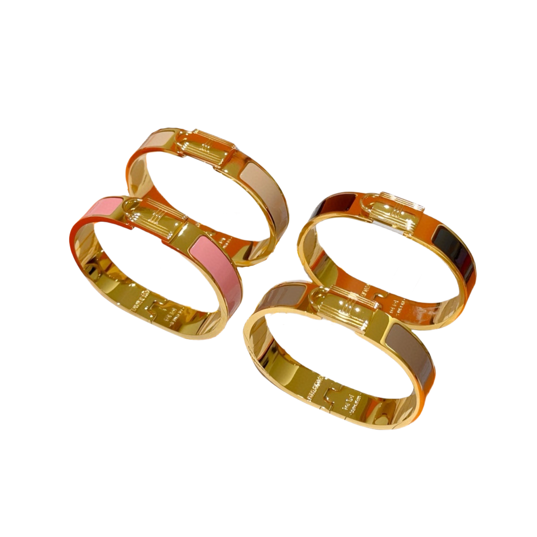 HMS041 Enamel Clic Cadenas bracelet - ccjewelryacc