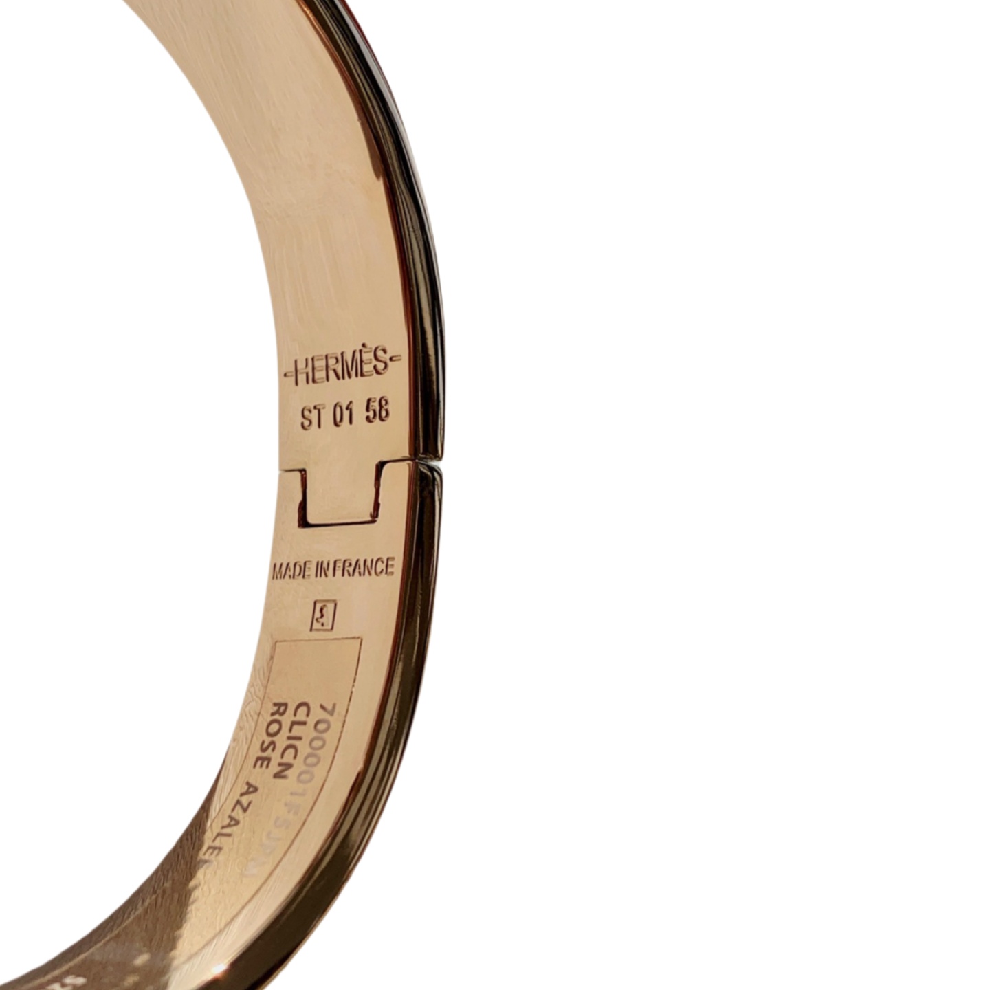 HMS029 12mm Metal Pink enamel Clic H bracelet 17 - ccjewelryacc