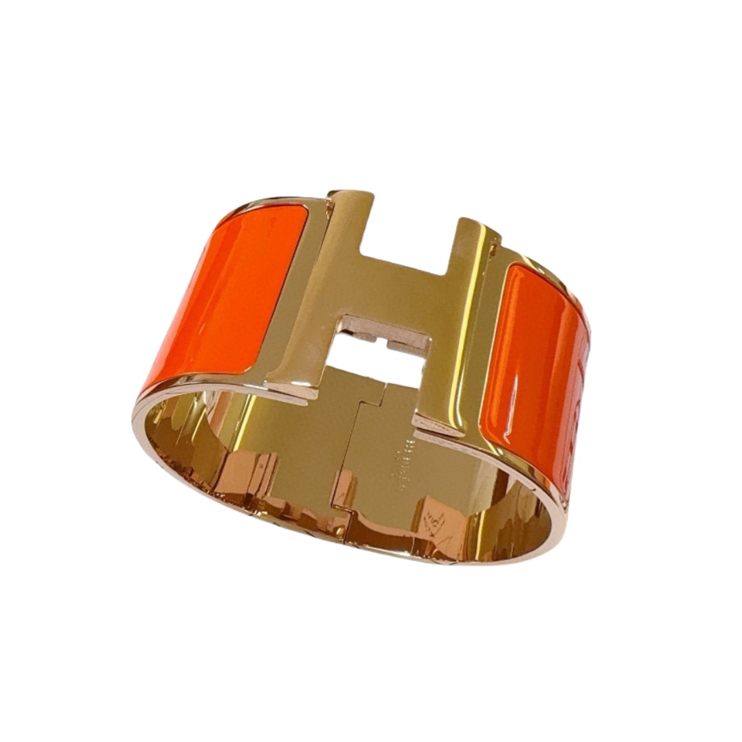 HMS001 33mm Large Metal enamel clip H bracelet - ccjewelryacc