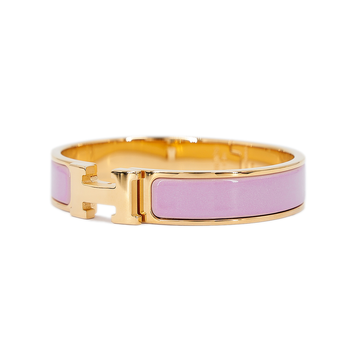 HMS019 12mm Metal enamel Clic H bracelet 17 - ccjewelryacc