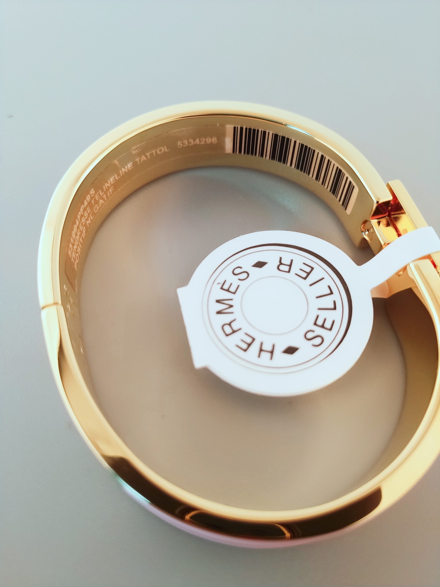 HMS017 12mm Metal enamel Clic H bracelet 17 - ccjewelryacc