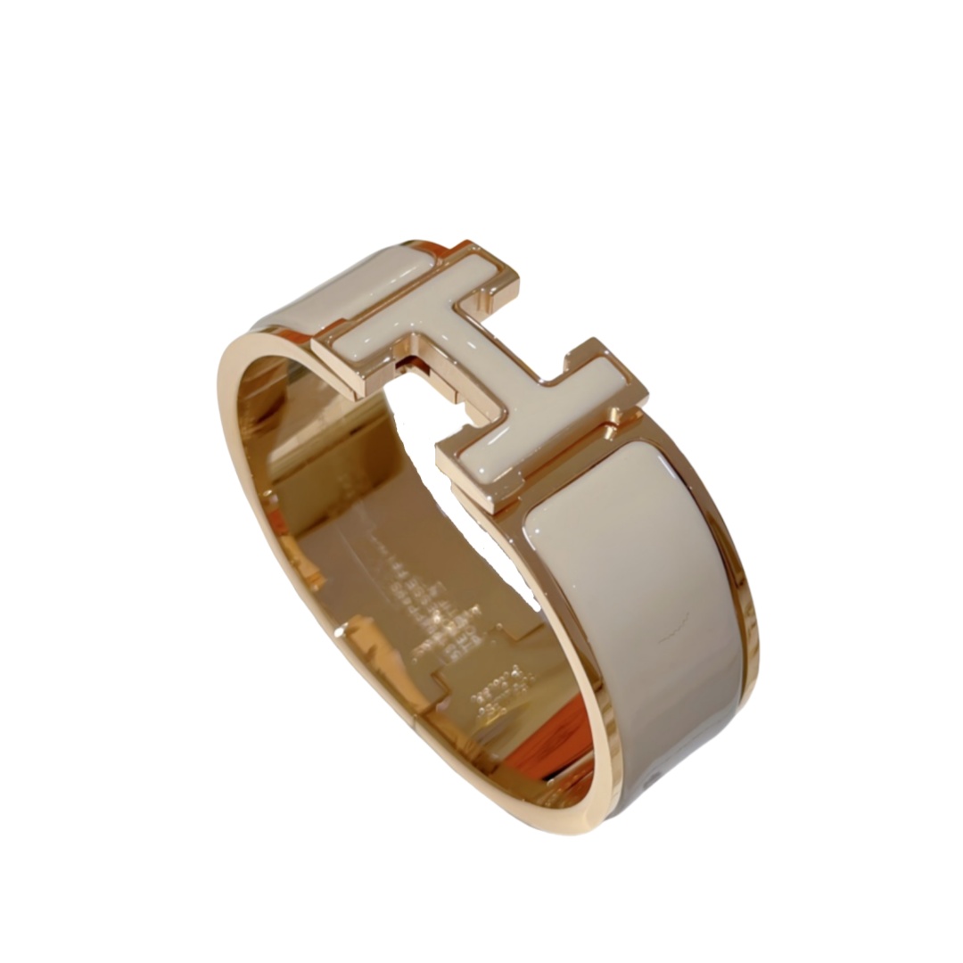 HMS049 20mm Metal enamel Clic H bracelet 17 for women - ccfashionjewelry