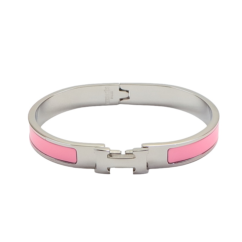 HMS027 Mini 8mm Enamel clic H bracelet - ccjewelryacc