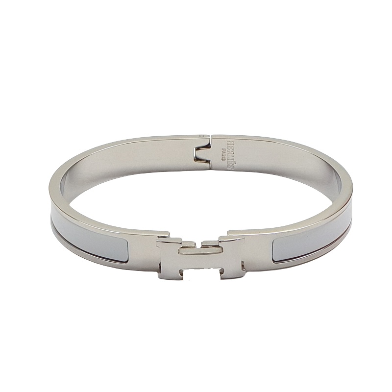 HMS027 Mini 8mm Enamel clic H bracelet - ccjewelryacc