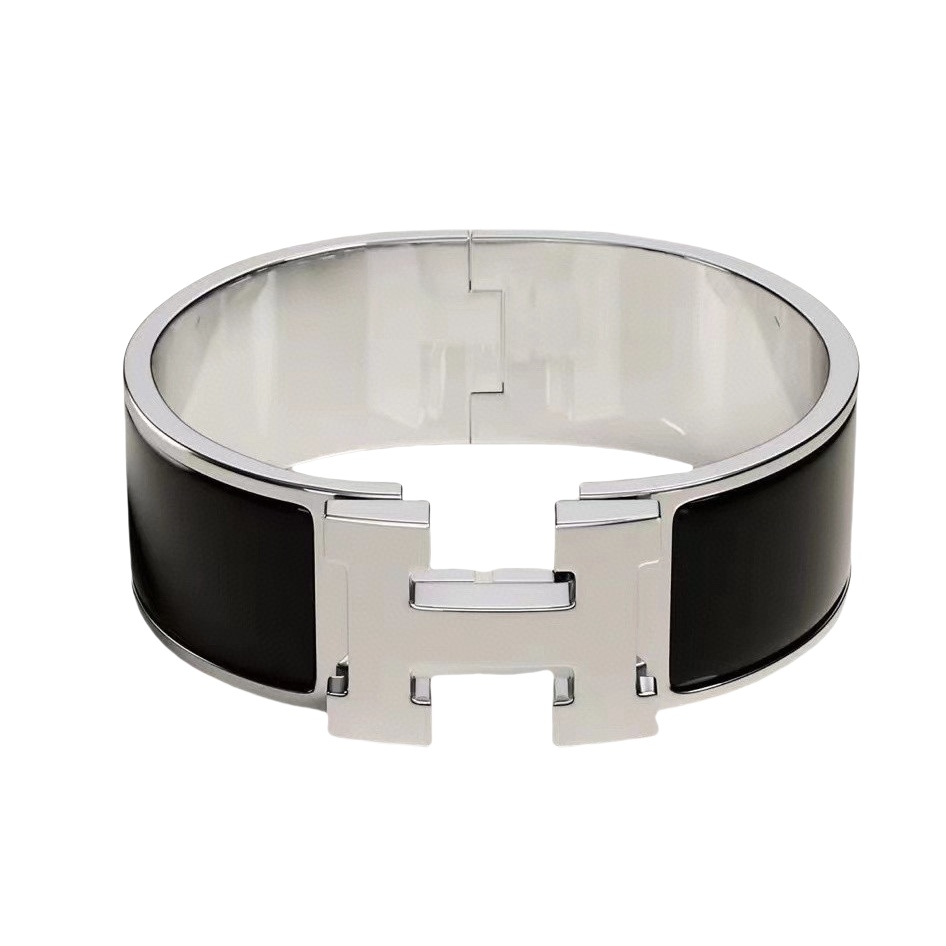 HMS045 20mm Metal enamel Clic H bracelet 17 - ccjewelryacc