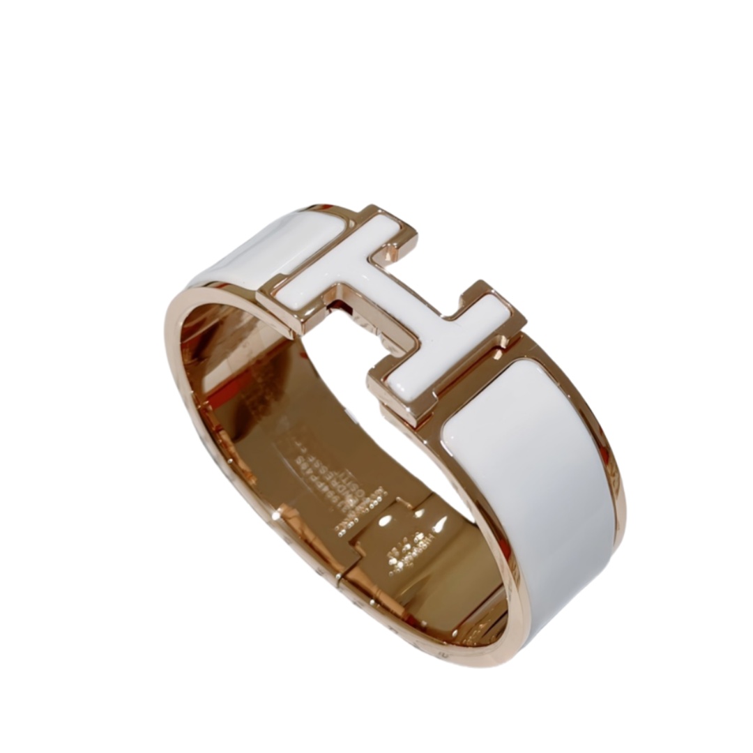 HMS049 20mm Metal enamel Clic H bracelet 17 for women - ccjewelryacc