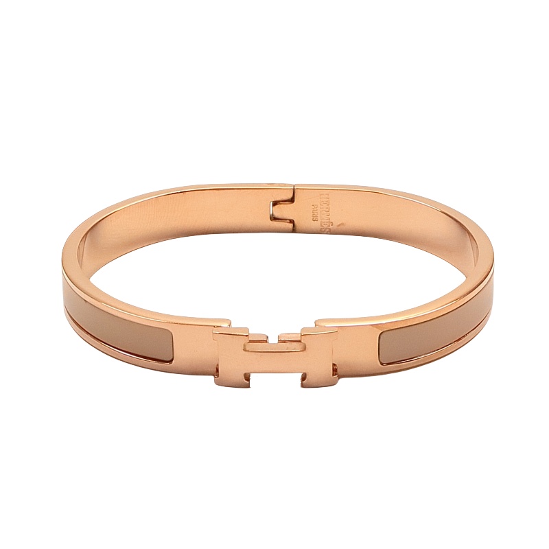 HMS027 Mini 8mm Enamel clic H bracelet - ccjewelryacc