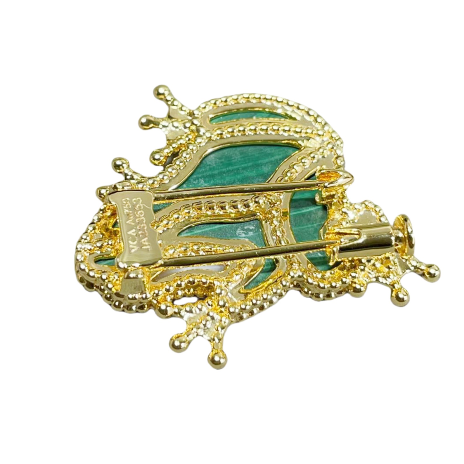 VCB016 18k gold Lucky Animals Frog brooch pin - ccjewelryacc