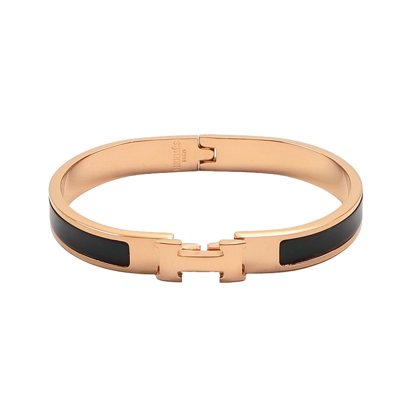 HMS027 Mini 8mm Enamel clic H bracelet - ccjewelryacc