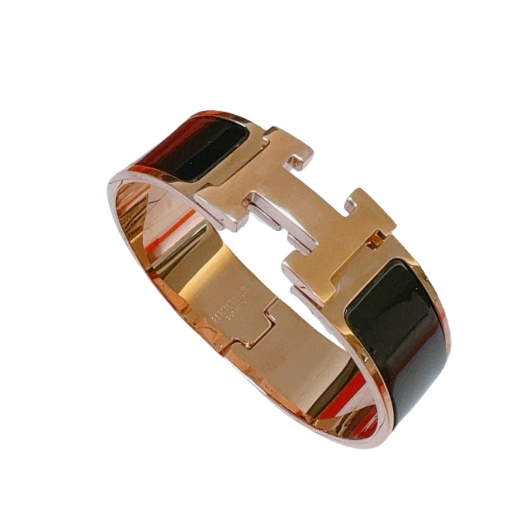 HMS052 18mm Metal enamel Clic H bracelet 17 - ccjewelryacc