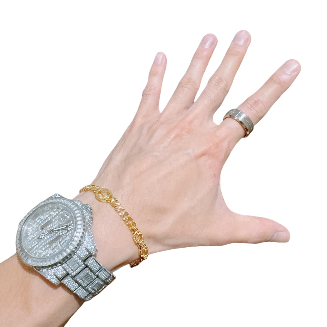 GGR027 Gold GG Anger Forest series ring for men women - ccjewelryacc