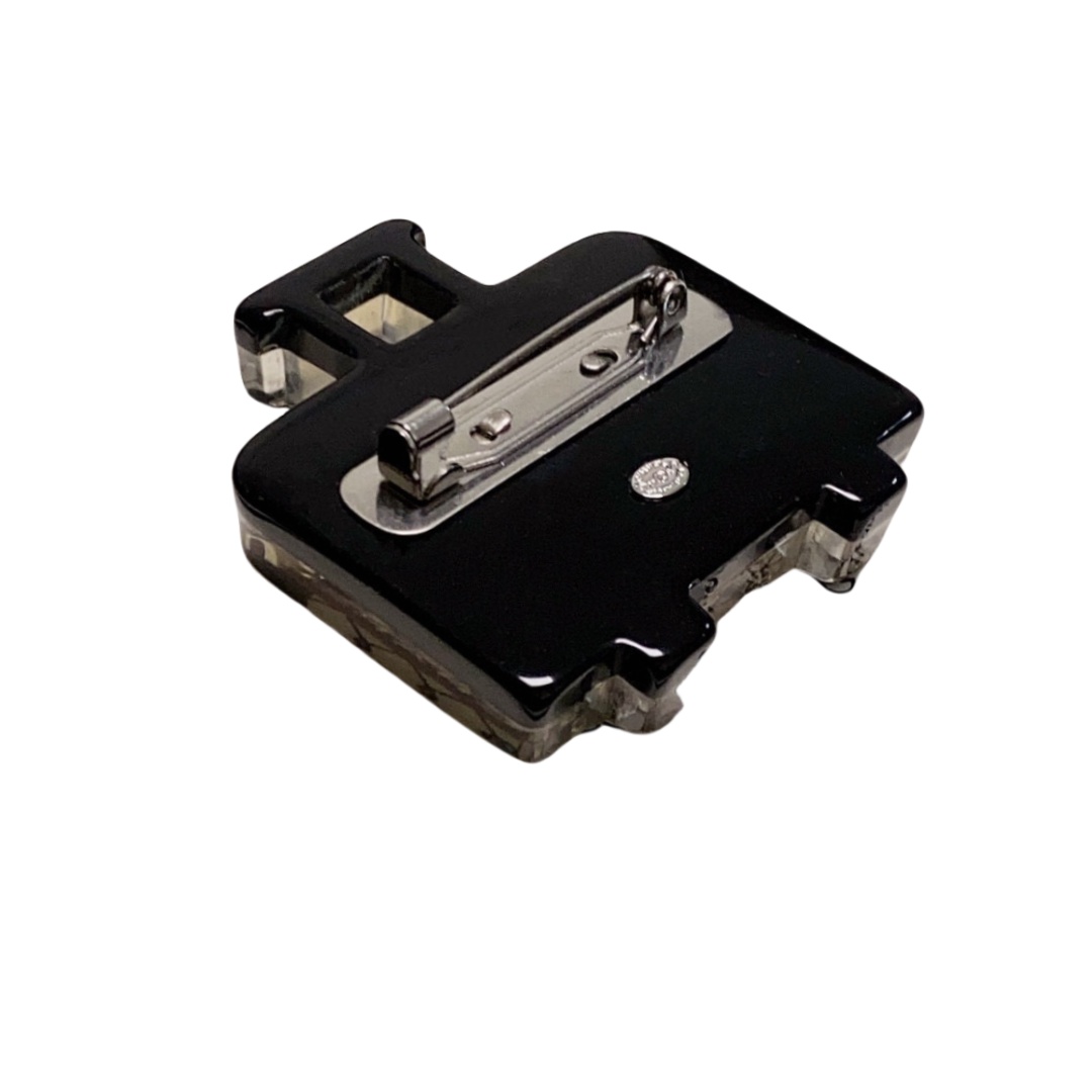 BCB347 Acrylic Suitcase brooch pin - ccjewelryacc