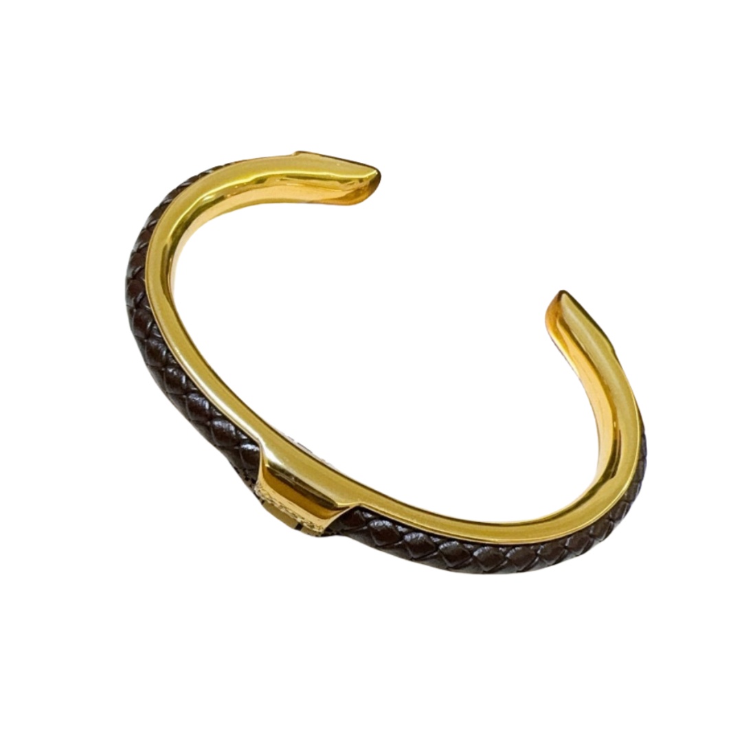 GGS042 GG anger forest series Metal leather bangle bracelet for men - ccjewelryacc