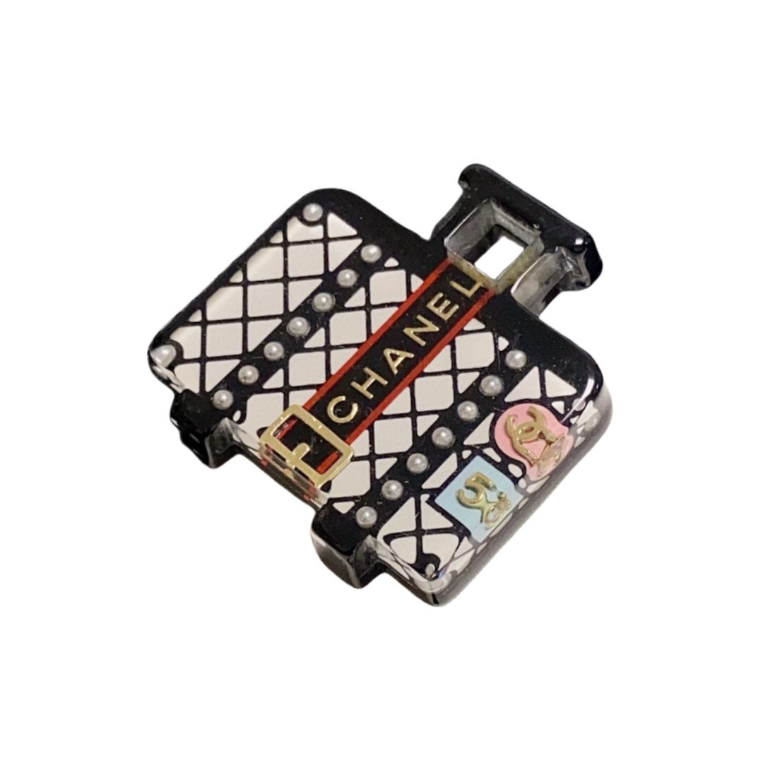 BCB347 Acrylic Suitcase brooch pin - ccjewelryacc