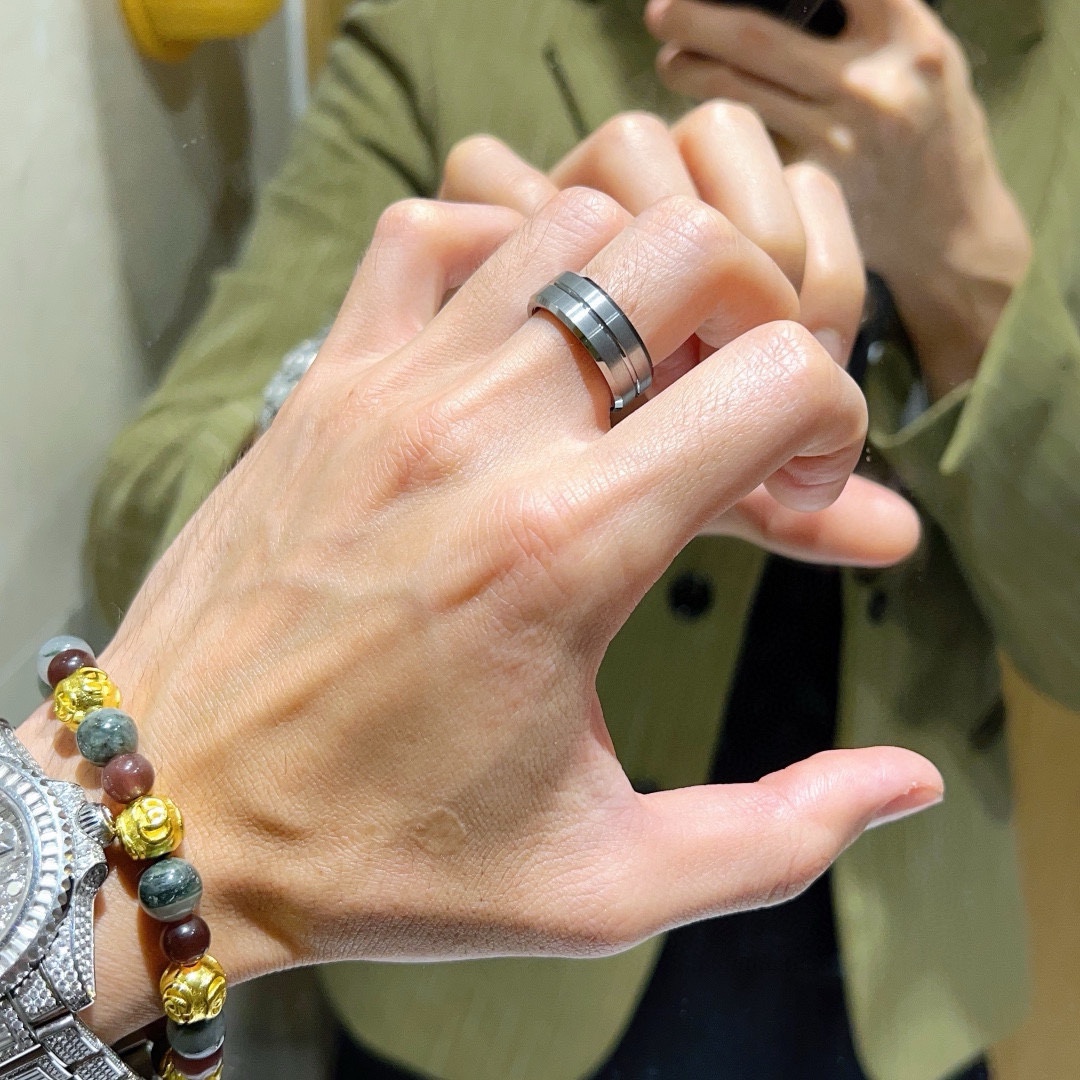 GGR027 Gold GG Anger Forest series ring for men women - ccjewelryacc