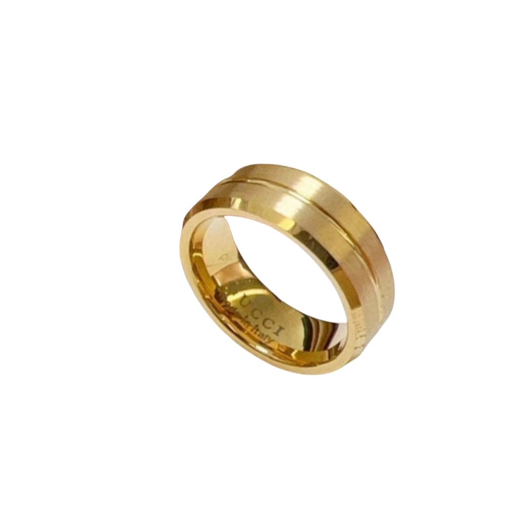 GGR027 Gold GG Anger Forest series ring for men women - ccjewelryacc