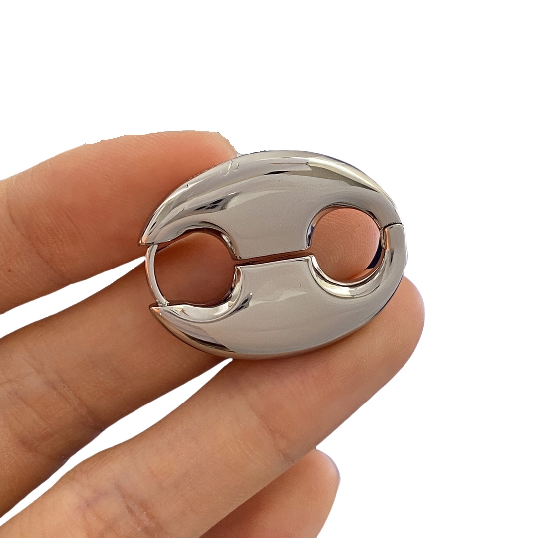 GGE119 GG Pig nose Marina Chain earrings - ccjewelryacc