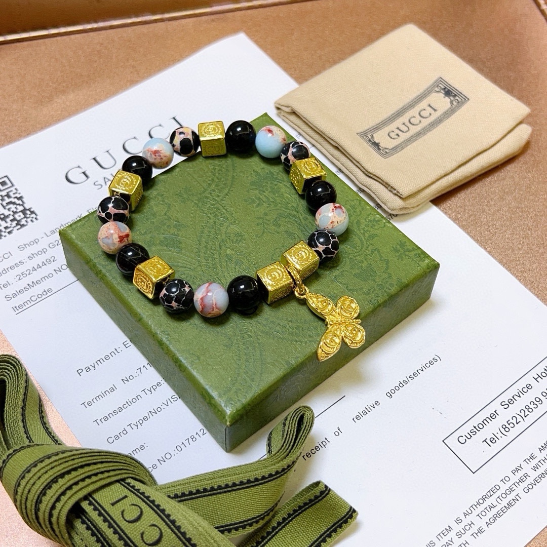 GGS043 GG anger forest series butterfly charm bracelet for men - ccjewelryacc